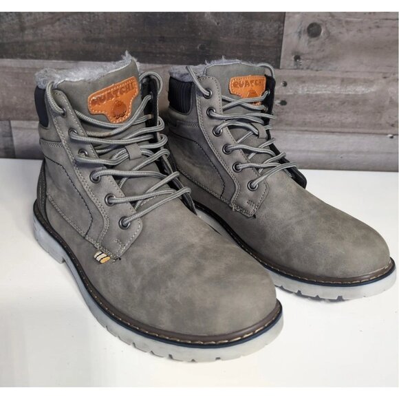 QUATCHI Gray Hiking Boots Men's size11 - Picture 1 of 4
